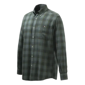 Beretta Camicia Wood Flannel Button Down Verde