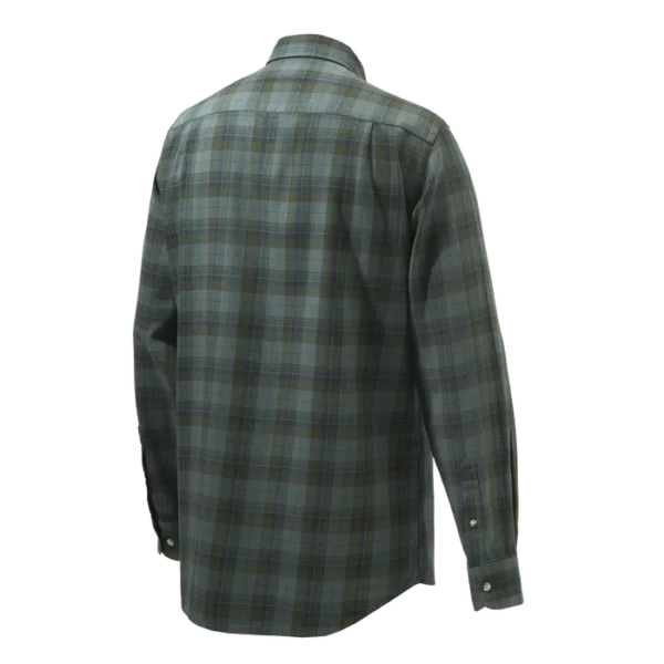 Beretta Camicia Wood Flannel Button Down Verde