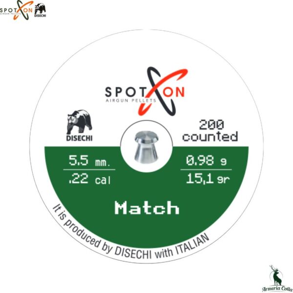 SpotOn Pallino Diabolo mod. Match cal. 5,5/.22 peso 0,98g