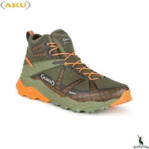 Aku Scarpa Flyrock Mid Gtx col. Verde Militare/Arancione art. 695