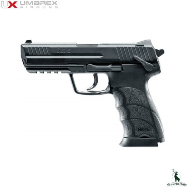 Umarex Pistola Heckler & Koch Co2 HK45 Black cal. 4.5mm Libera Vendita