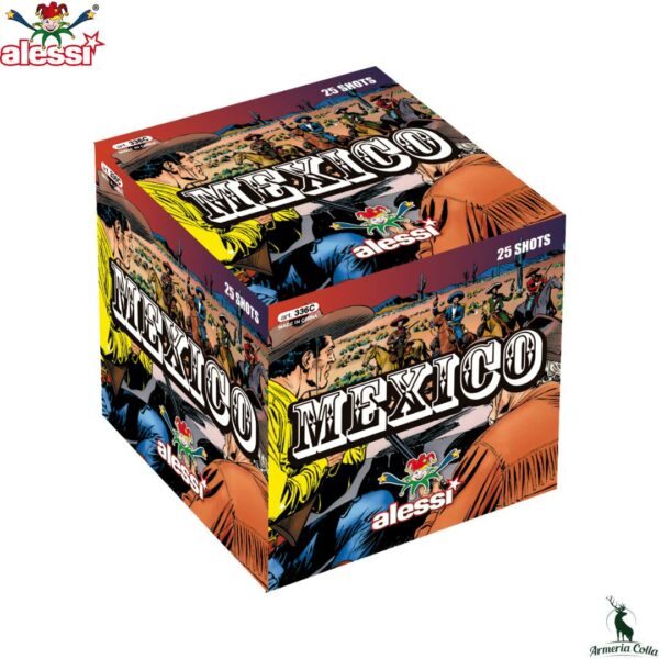 Alessi Fireworks Batteria 25 Lanci Guerriero/RodeoWest/Mexico art 336A