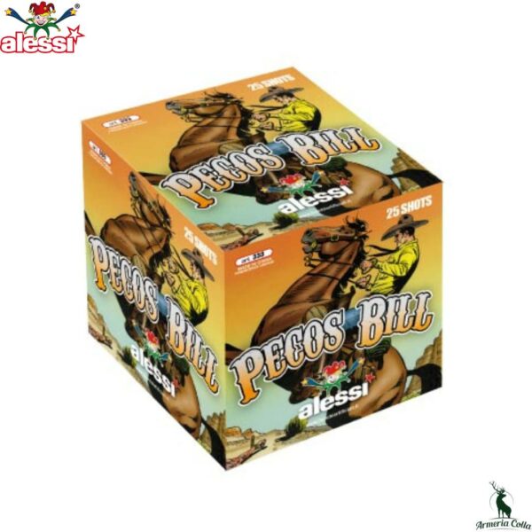 Alessi Fireworks Batteria 25 Lanci Pecos Bill art. 333.