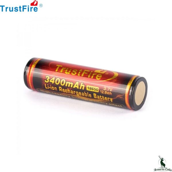 TrustFire Batteria Ricaricabile Usb 3400mAh mod. 18650