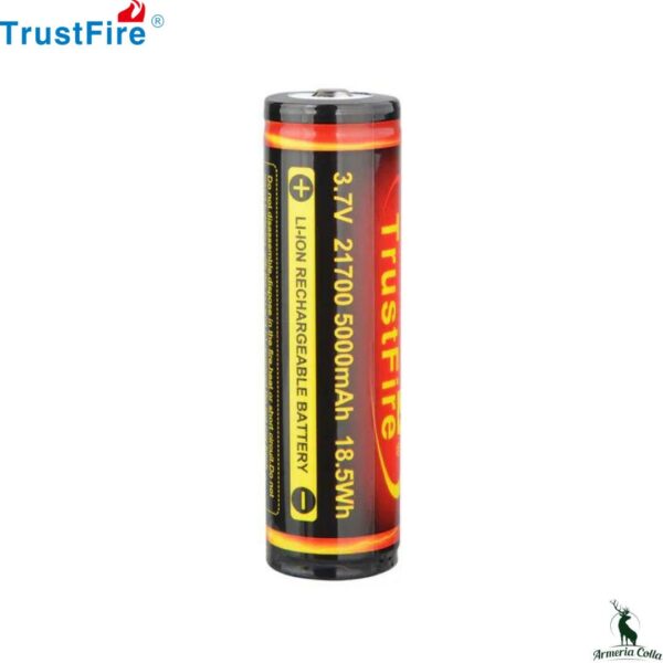 TrustFire Batteria Ricaricabile Usb 3400mAh mod. 21700