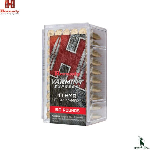 Hornady Munizioni cal. .17 HMR. 17 gr. cod. 83170