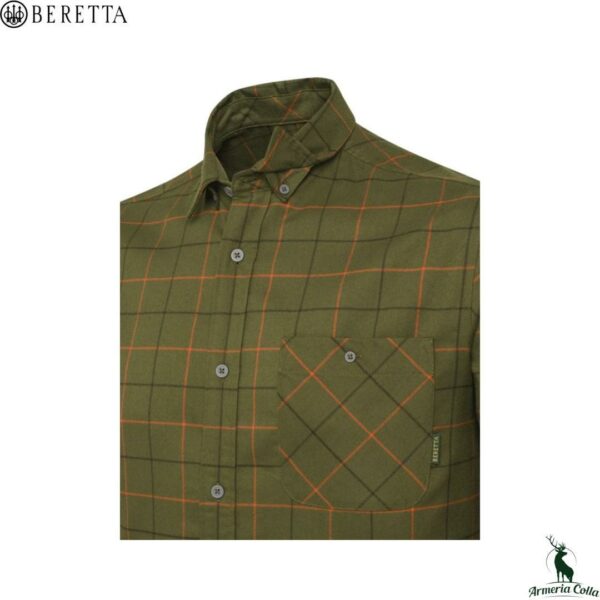 Beretta Camicia Jargo Stretch col. Green Pumpkin Check