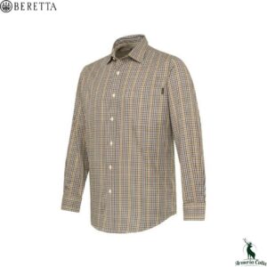 Beretta Camicia Bryggen col. Apricot & Bordeaux Check