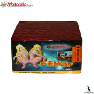 Martarello Batteria 72 Colpi Gemini art. C10672